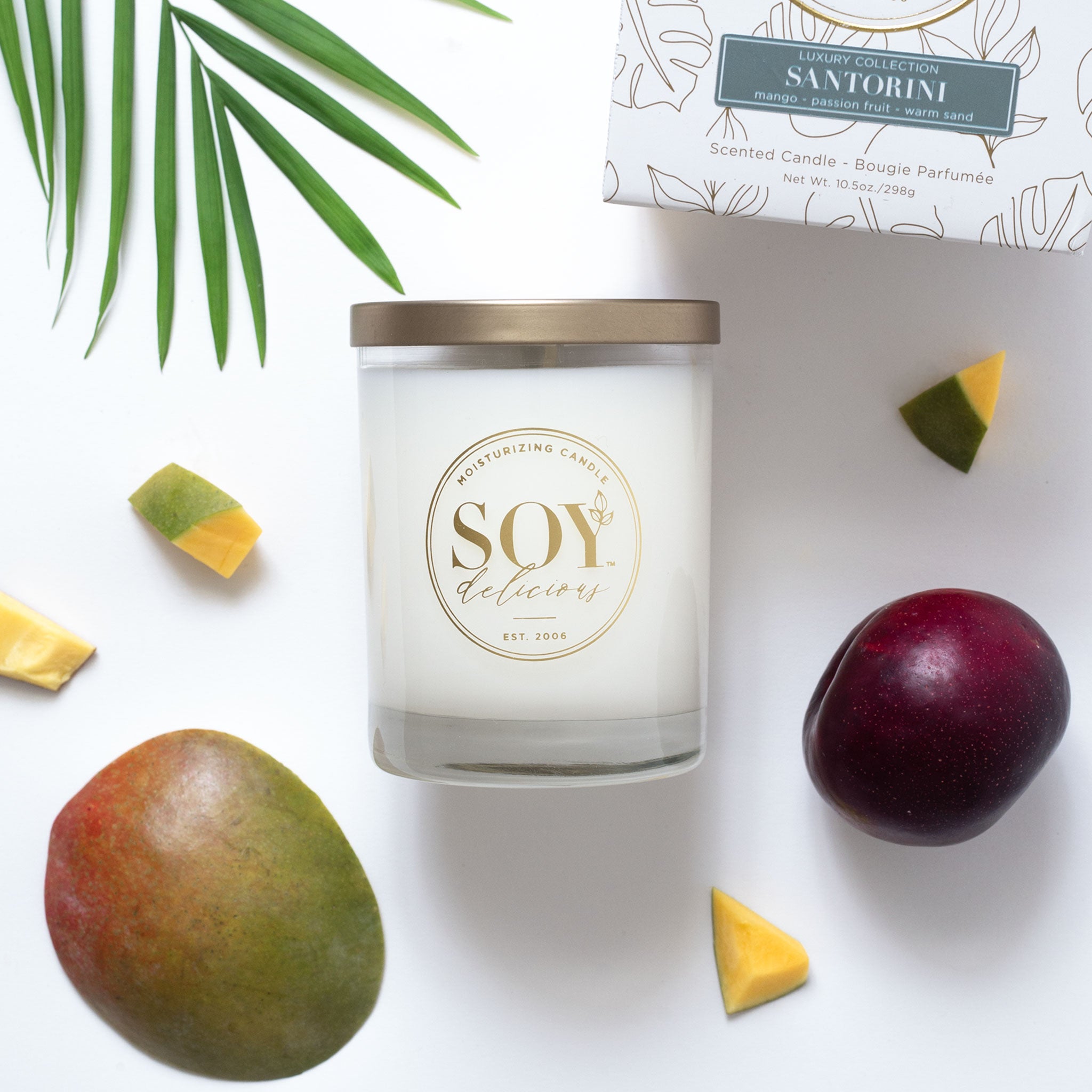 Santorini Full Size Candle | Soy Delicious