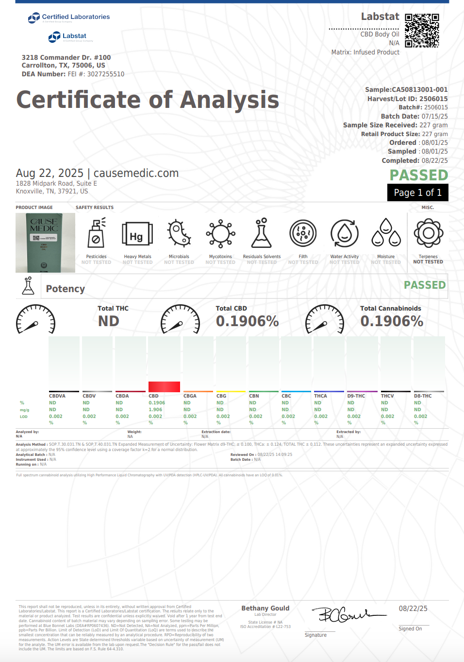 Travel Gift Set | Cause + Medic