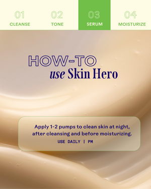 SkinHero™ Calendula + 2% Bakuchiol Bio-Retinol Serum | Three Ships