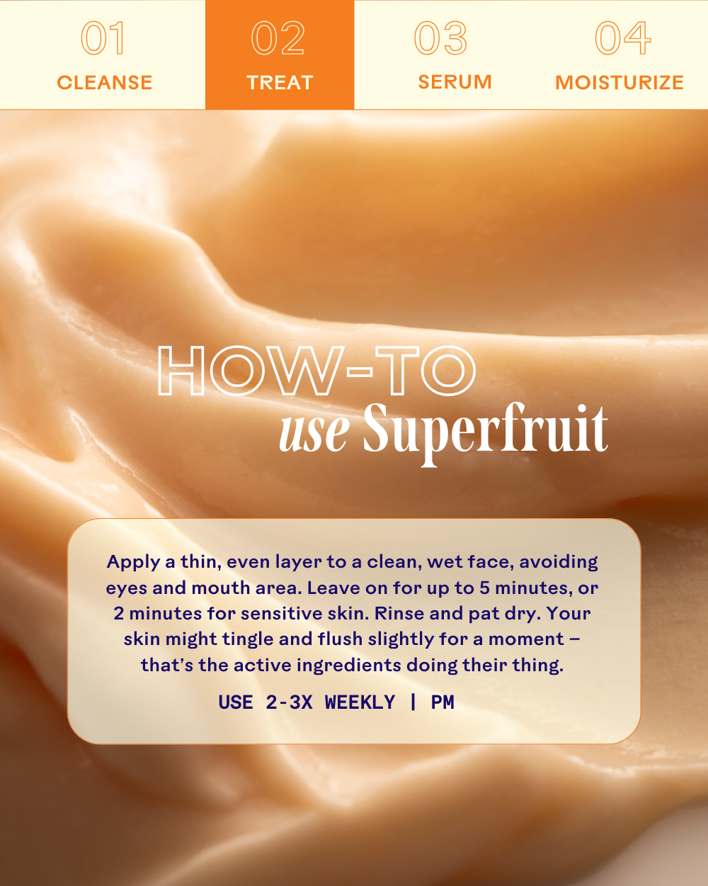 Superfruit Lactic + Multifruit 8% AHA Exfoliating Mask | Three Ships