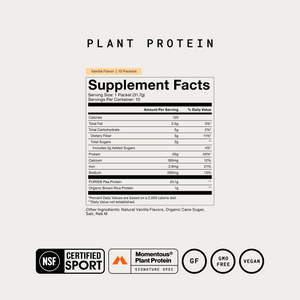 100% Plant Protein 10-Travel Packs