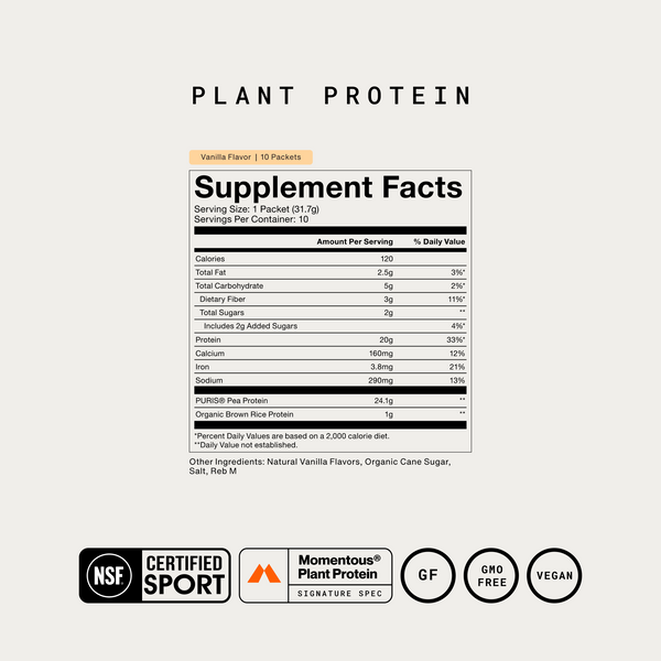 100% Plant Protein 10-Travel Packs