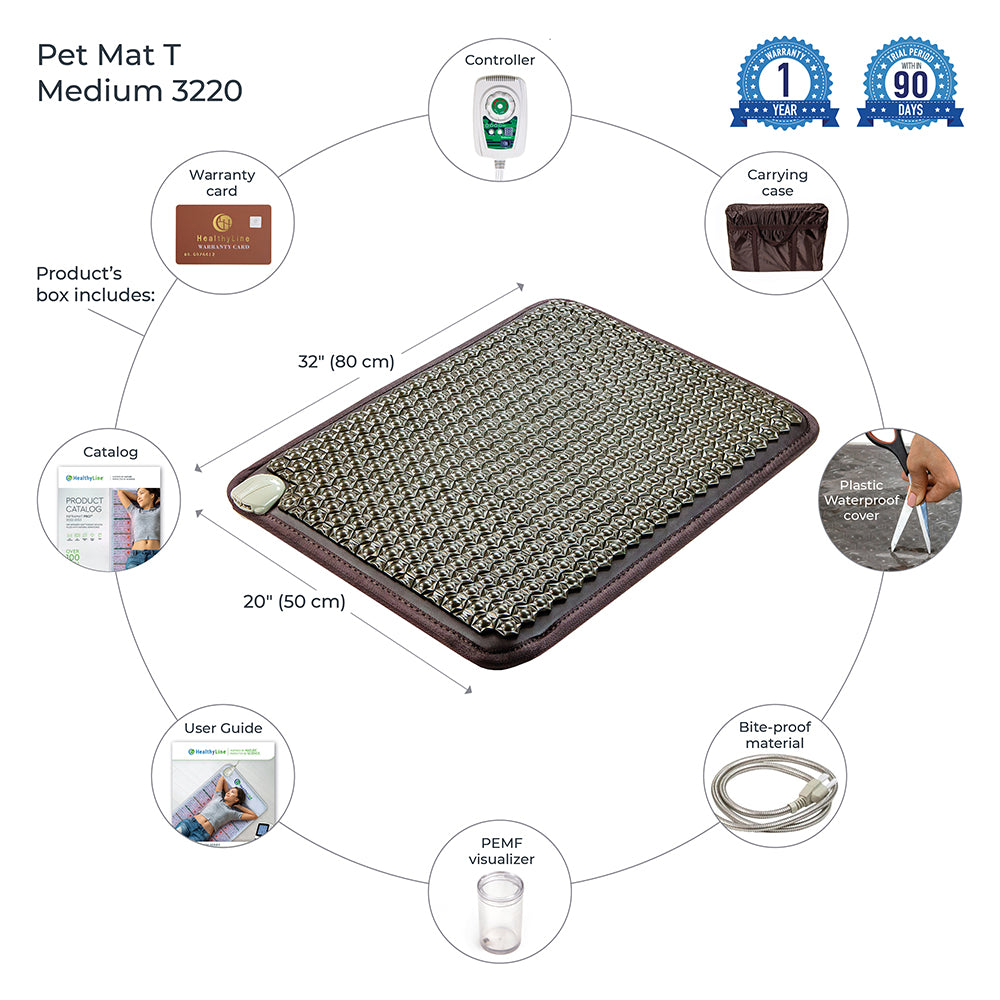 Pet Mat T Medium 3220 Firm - PEMF Inframat Pro® | HealthyLine