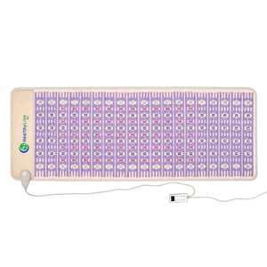TAJ-Mat™ Large 8030 Firm - Photon PEMF (Right/Standard) Inframat Pro® | HealthyLine wellness device featuring amethyst and jade stone elements with digital controller for body care and recovery.