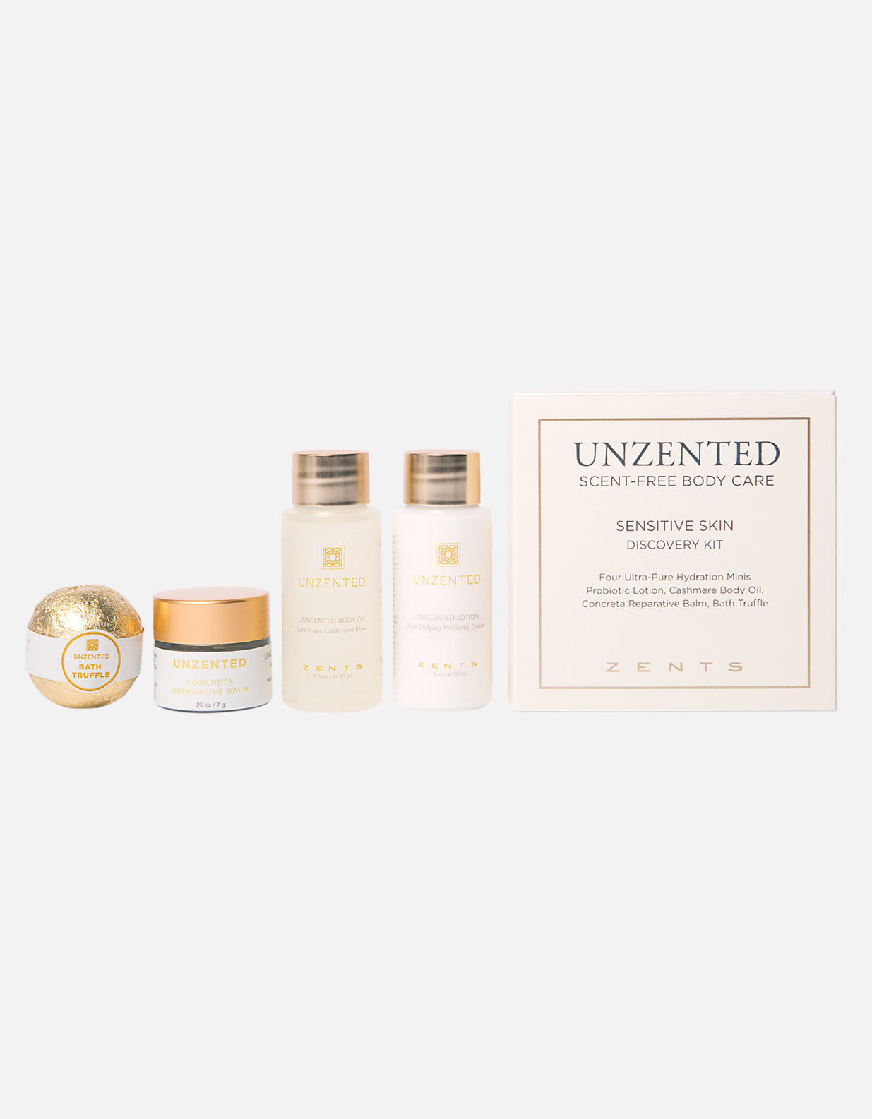 Unzented Sensitive Skin Discovery Kit | Zents