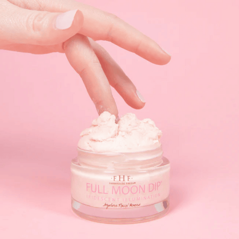 フェイスクリーム moon Full Moon Dip® Iridescent Illumination Ageless Facial Mousse with Pept