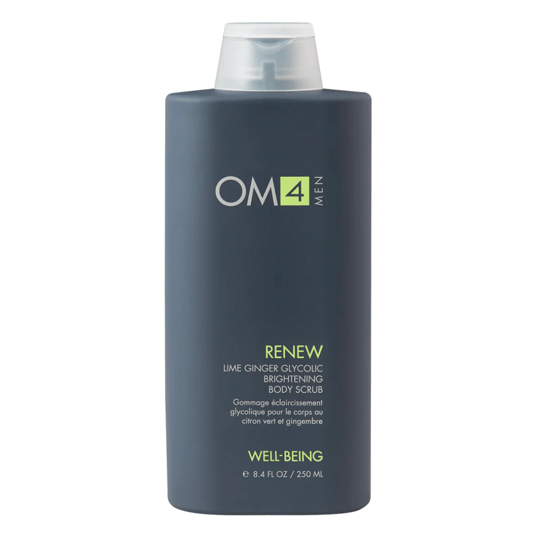 Renew: Lime Ginger Glycolic Brightening Body Scrub | OM4Men