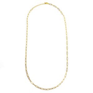 Swing Paperclip Necklace - gold tone | Purpose Jewelry