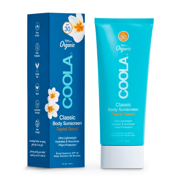 Classic Body Organic Sunscreen Lotion SPF 30 - Tropical Coconut | COOLA
