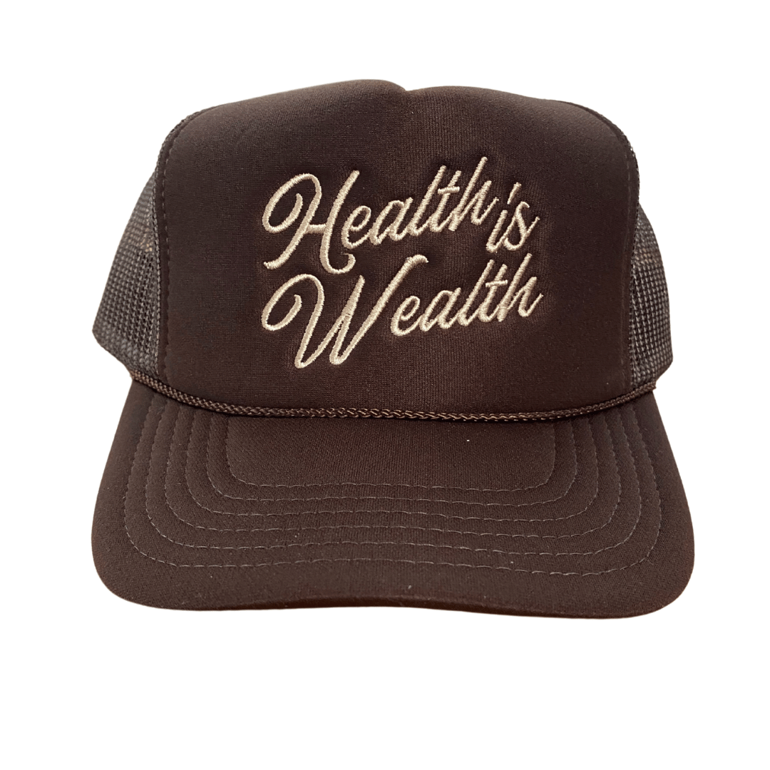 Health is Wealth Trucker Hat | Lucky Owl