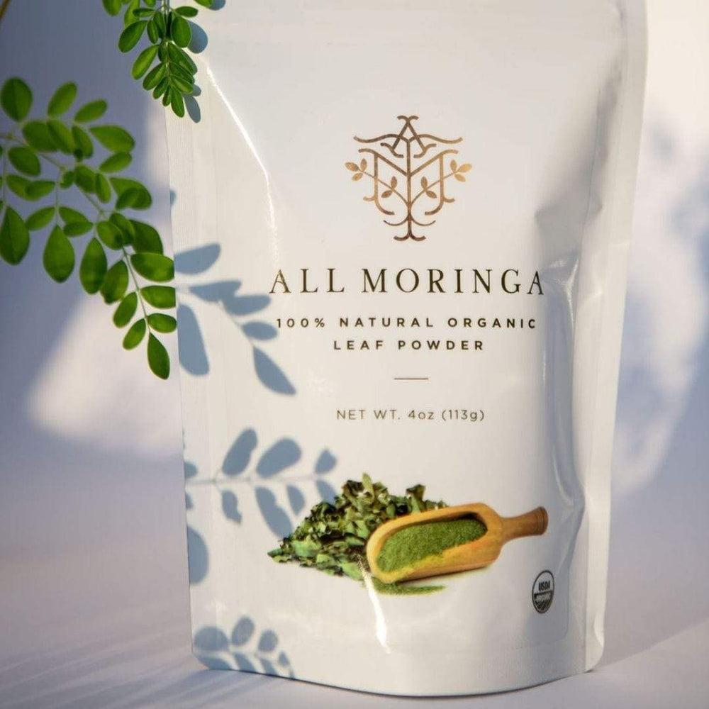 Premium 100% Organic Raw Moringa Oleifera Leaf Powder 4oz | All Moringa