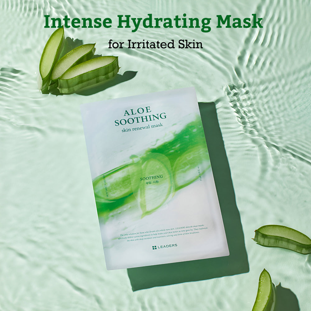 Leaders Skin Renewal Mask Aloe Soothing (Single) | Leaders