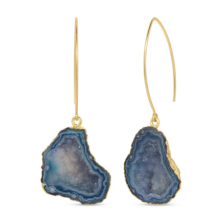 Blue Geode Earrings | Meghan Bo