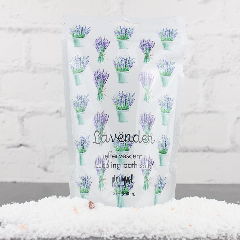 Lavender Bubbling Bath Salts | Primal Elements