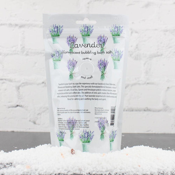 Lavender Bubbling Bath Salts | Primal Elements