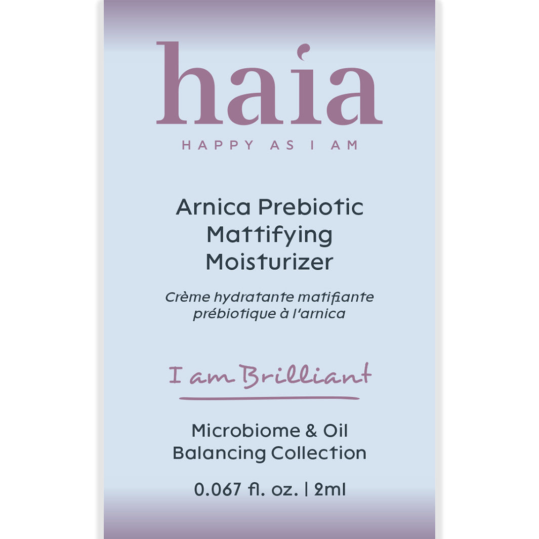 I am Brilliant | 4: Arnica Prebiotic Mattifying Moisturizer | haia