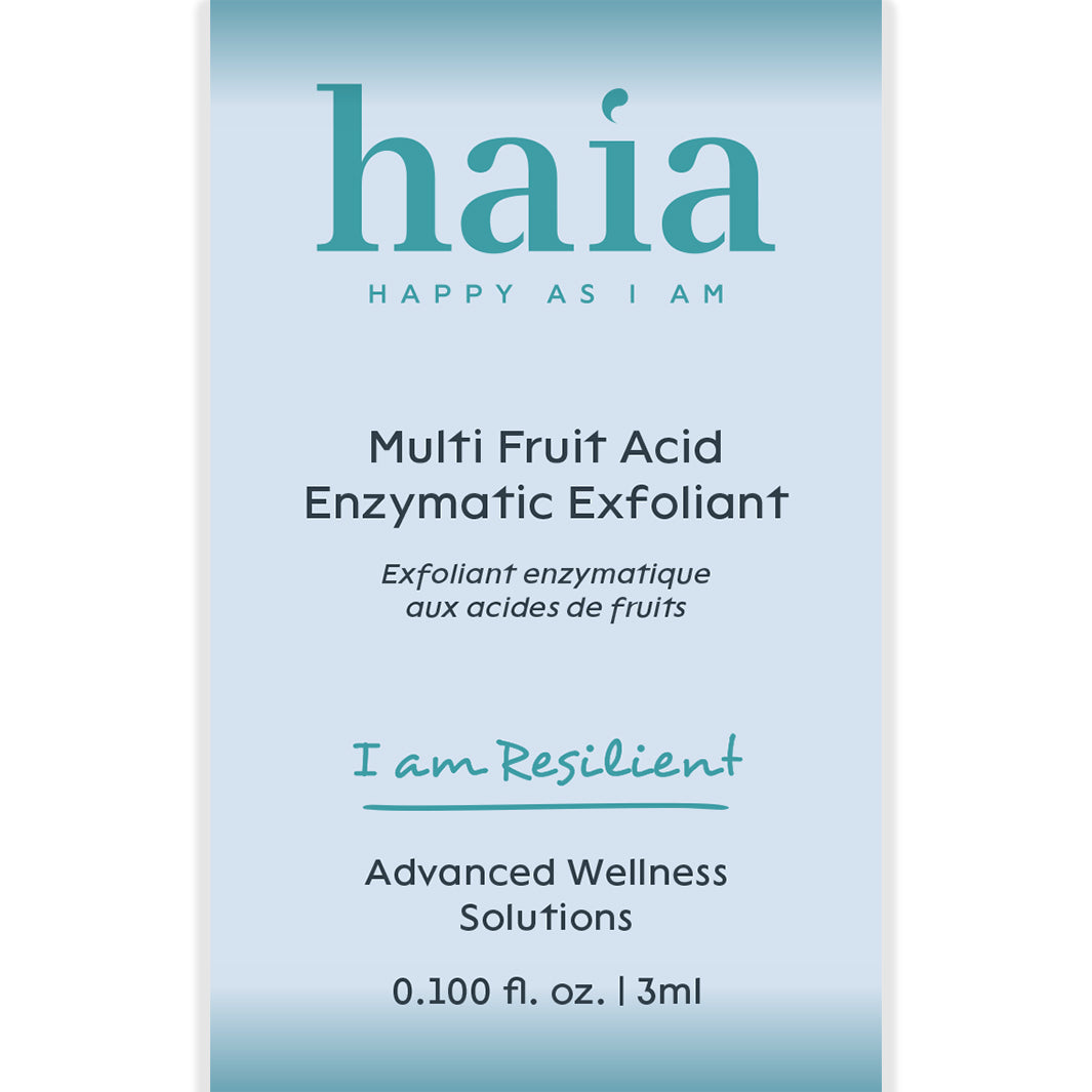 I am Resilient| Multi Fruit Acid Enzymatic Exfoliant | haia