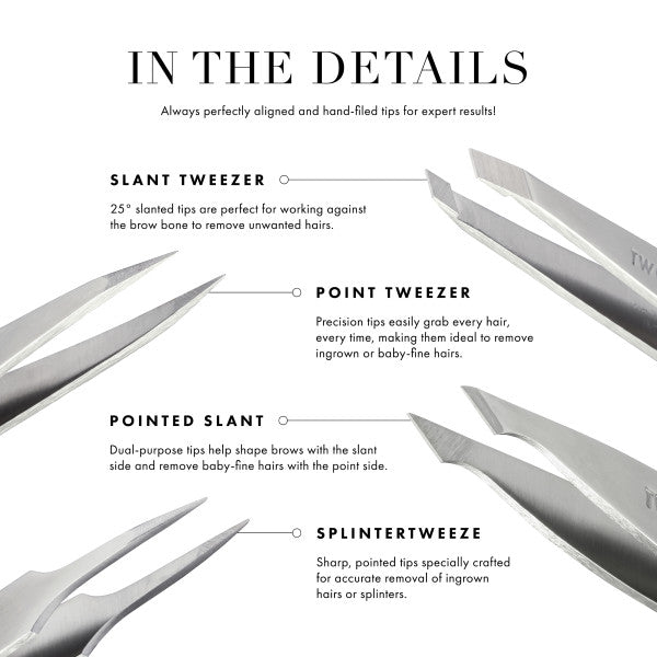 Blooming Lilac Mini Slant Tweezer | Tweezerman
