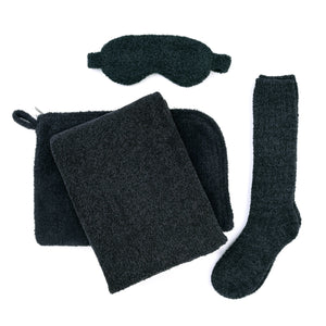 Travel Set (Blanket, Socks, Eyemask, Bag) | Kashwére