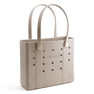 Tori Everywhere Tote Bag | Oka-B in neutral chai color with durable, perforated design and comfortable handles, perfect for everyday use and casual outings.