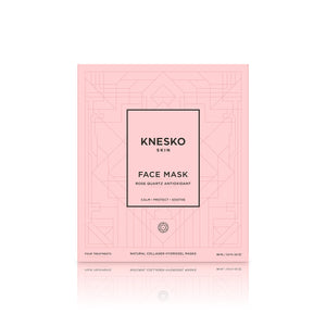 Rose Quartz Antioxidant Face Mask - 4 Pack | Knesko