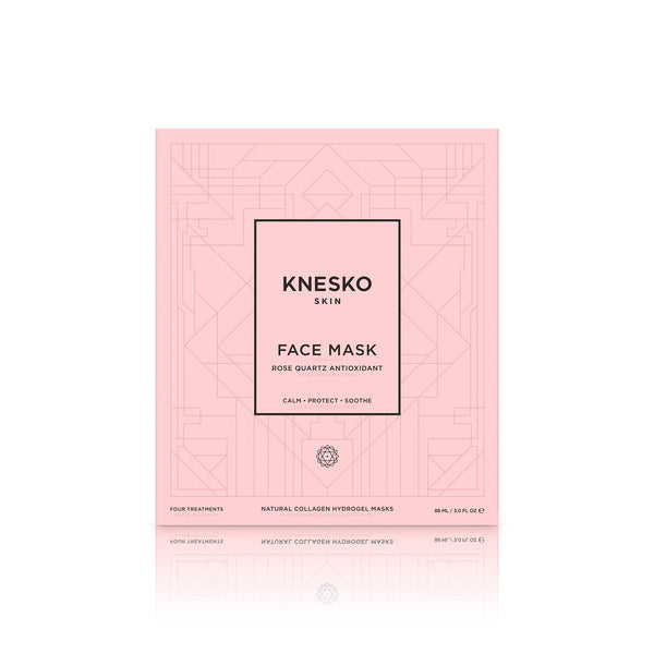 Rose Quartz Antioxidant Face Mask - 4 Pack | Knesko