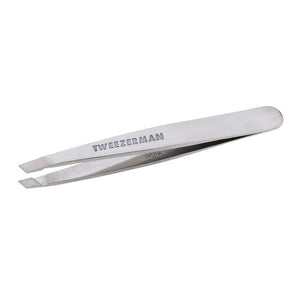 Slant Tweezer Classic | Tweezerman stainless steel precision tool for skincare and grooming, designed to provide accurate and comfortable hair removal.