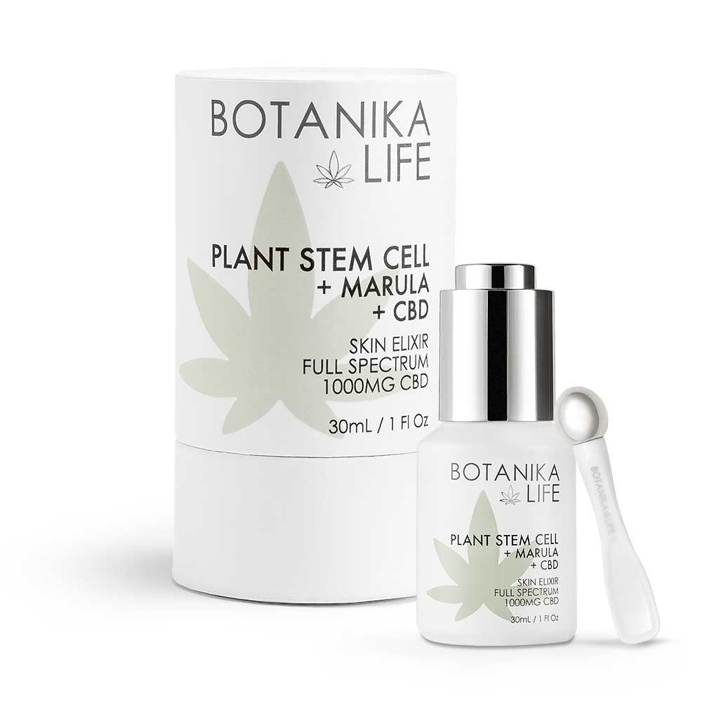 Plant Stem Cell + Marula + CBD Skin Elixir | Botanika Life