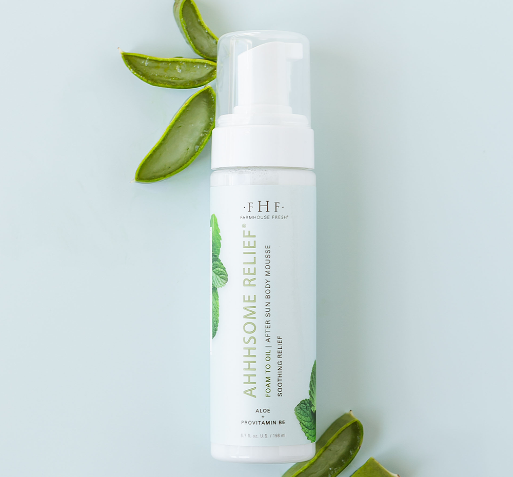 Ahhhsome Relief™ Foam-to-Oil After Sun Body Mousse  | Farmhouse Fresh