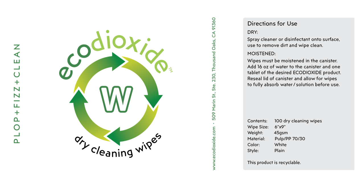 Dry+Wet Cleaning Wipes | Ecodioxide