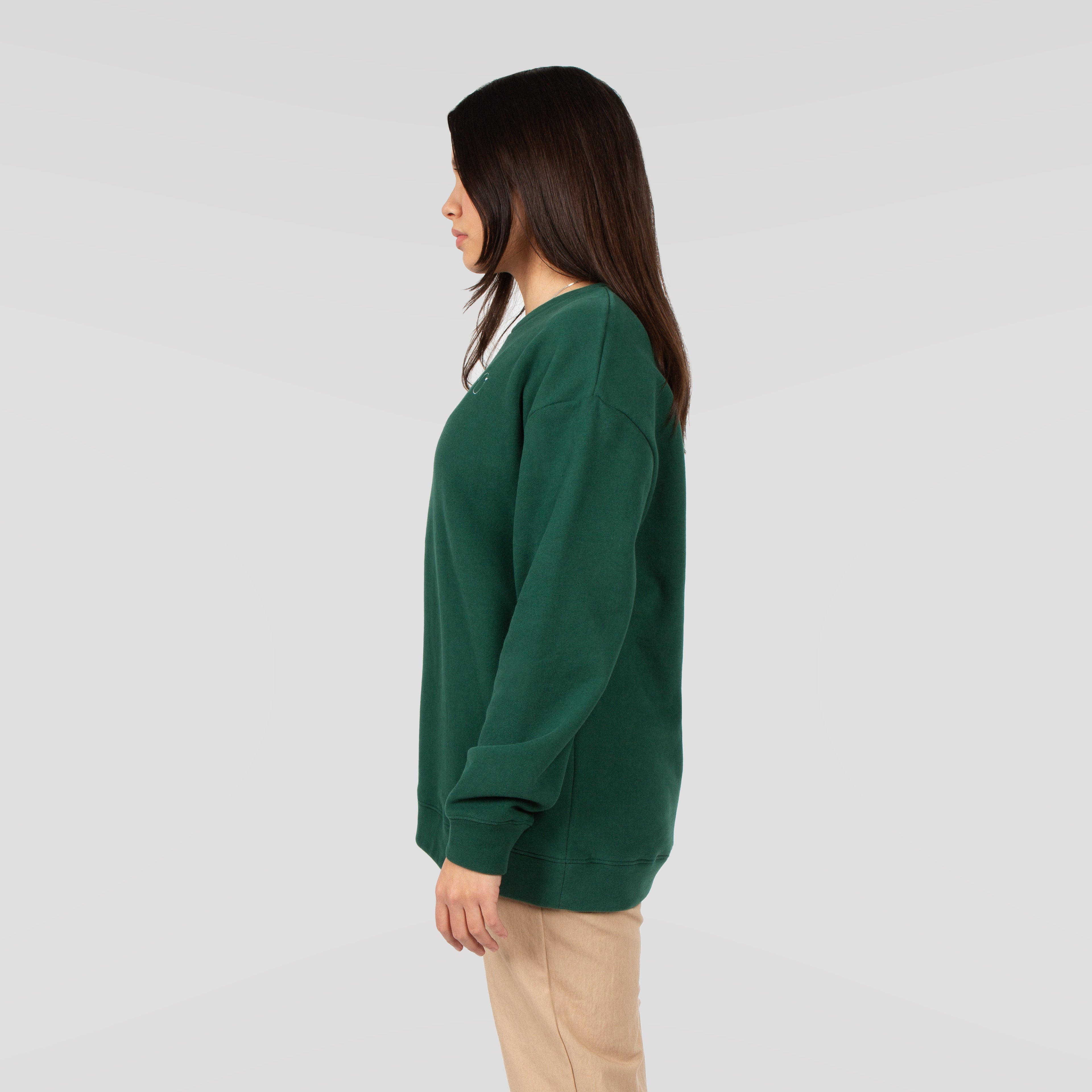 Forest green best sale sweatshirt womens