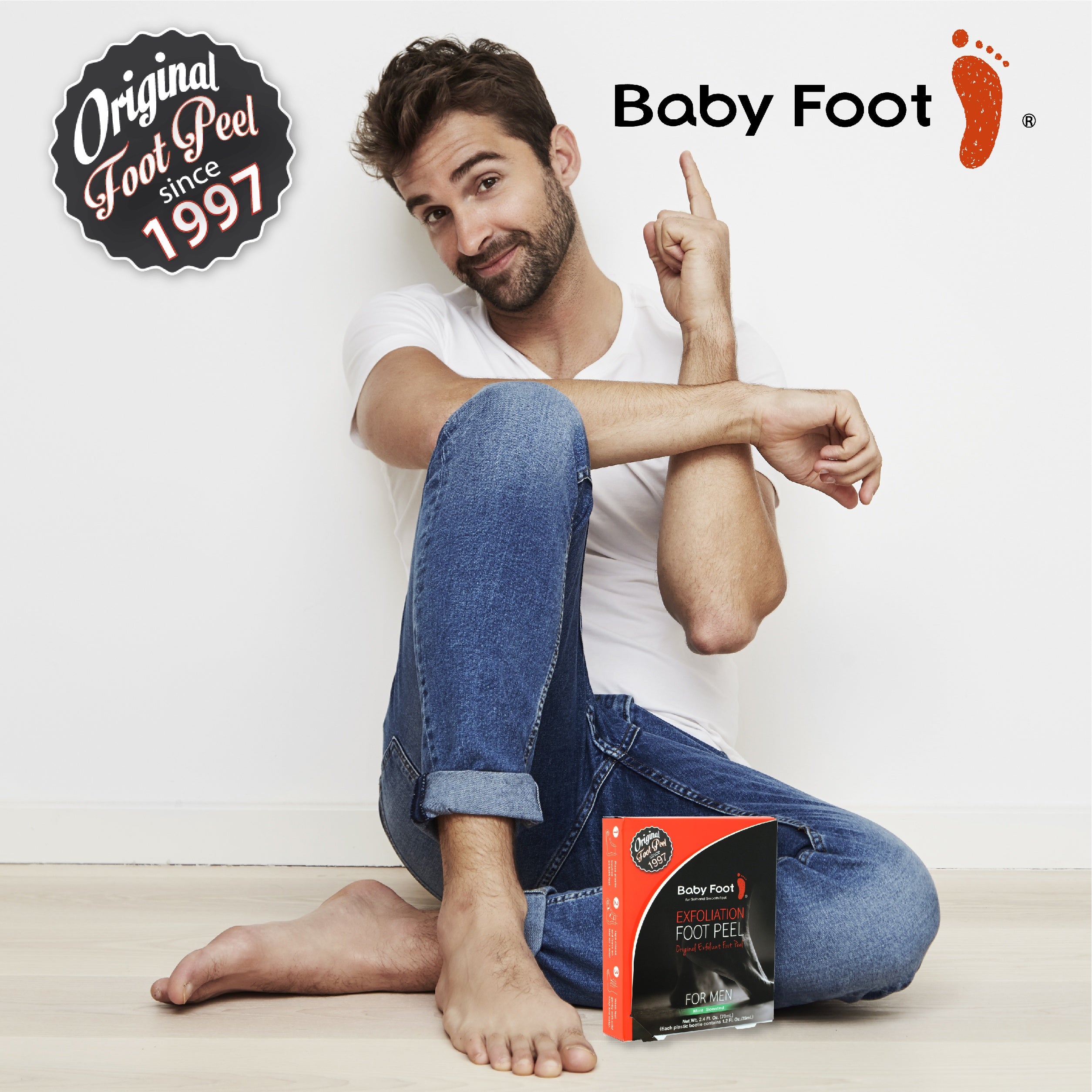 Exfoliation Foot Peel For Men | Baby Foot