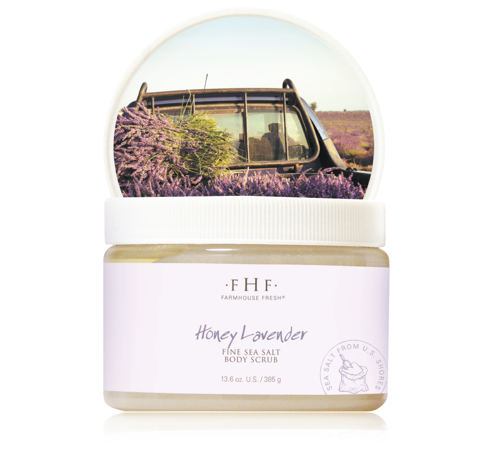 Honey Lavender Fine Sea Salt Body Scrub | Farmhouse Fresh