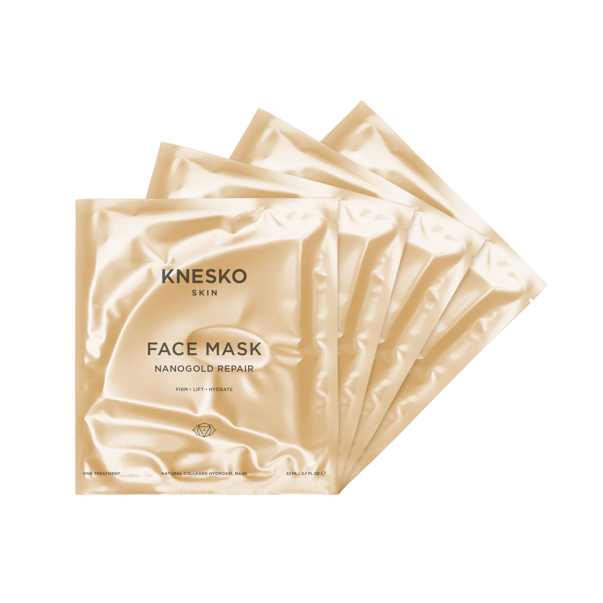 Nanogold Repair Face Mask - 4 Pack | Knesko