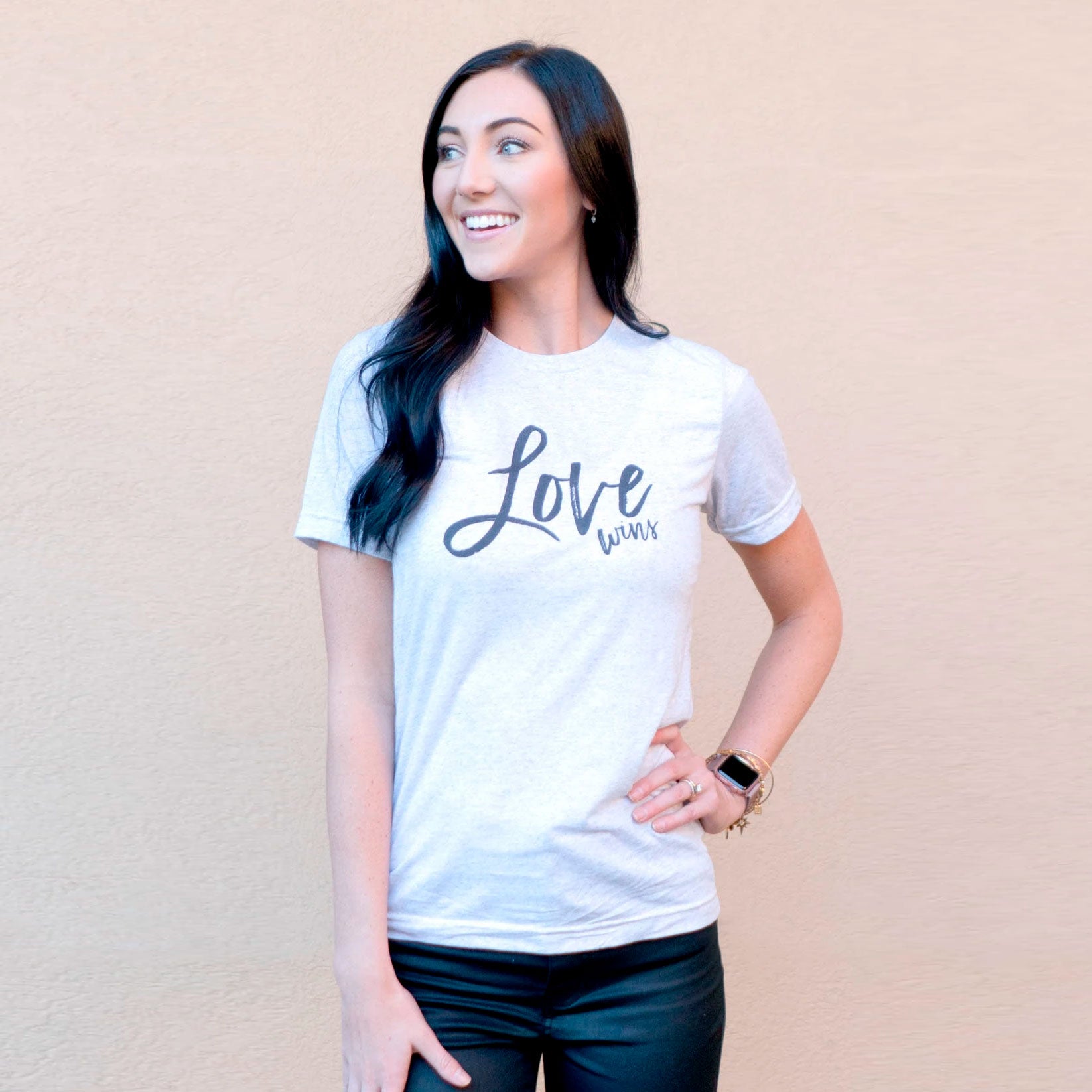 Love Wins Unisex Crew Neck T-Shirt | Lucky Owl