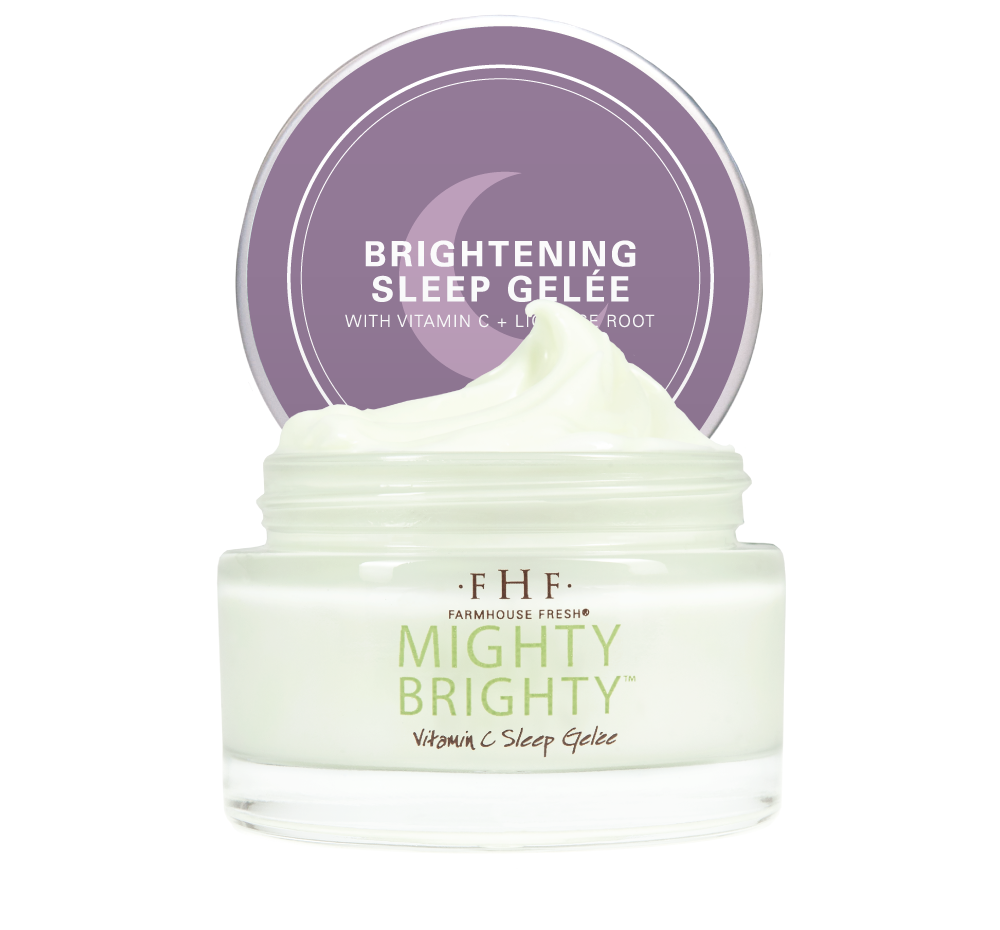 Mighty Brighty™ Vitamin C + Licorice Root Brightening Sleep Gelée | Farmhouse Fresh