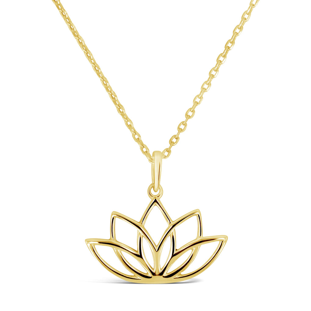 Discontinued - Lotus Necklace | Little Sparkles