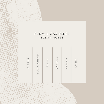 Plum + Cashmere 10 oz Candle | ROAM Homegrown