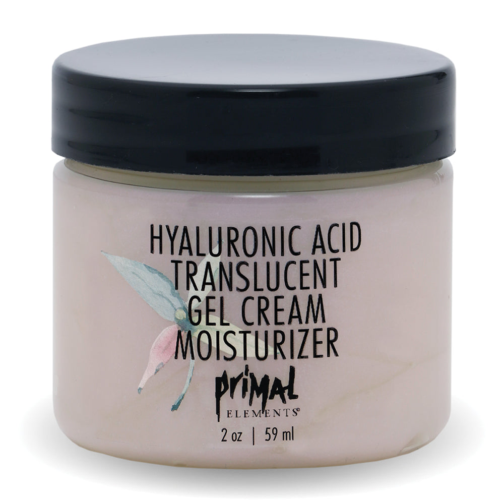 Hyaluronic Acid Translucent Gel Cream Moisturizer | Primal Elements