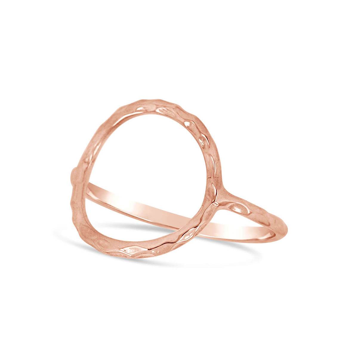 Hammered Infinity Circle Ring | Little Sparkles