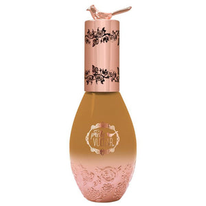 Elegant foundation bottle with a rose-decorated cap and embossed floral design, showcasing Cool AF Lava Water Foundation | Pretty Vulgar for skincare and makeup enthusiasts.