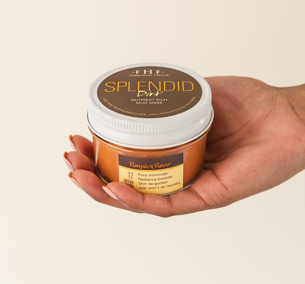 Splendid Dirt® Nutrient Mud Mask with Organic Pumpkin Puree | Farmhous