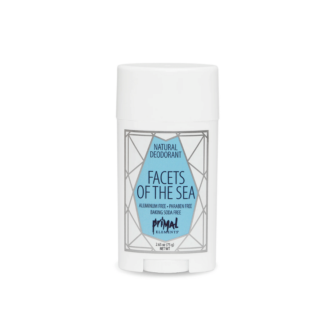 Natural Deodorant 2.65 oz. - FACETS OF THE SEA | Primal Elements