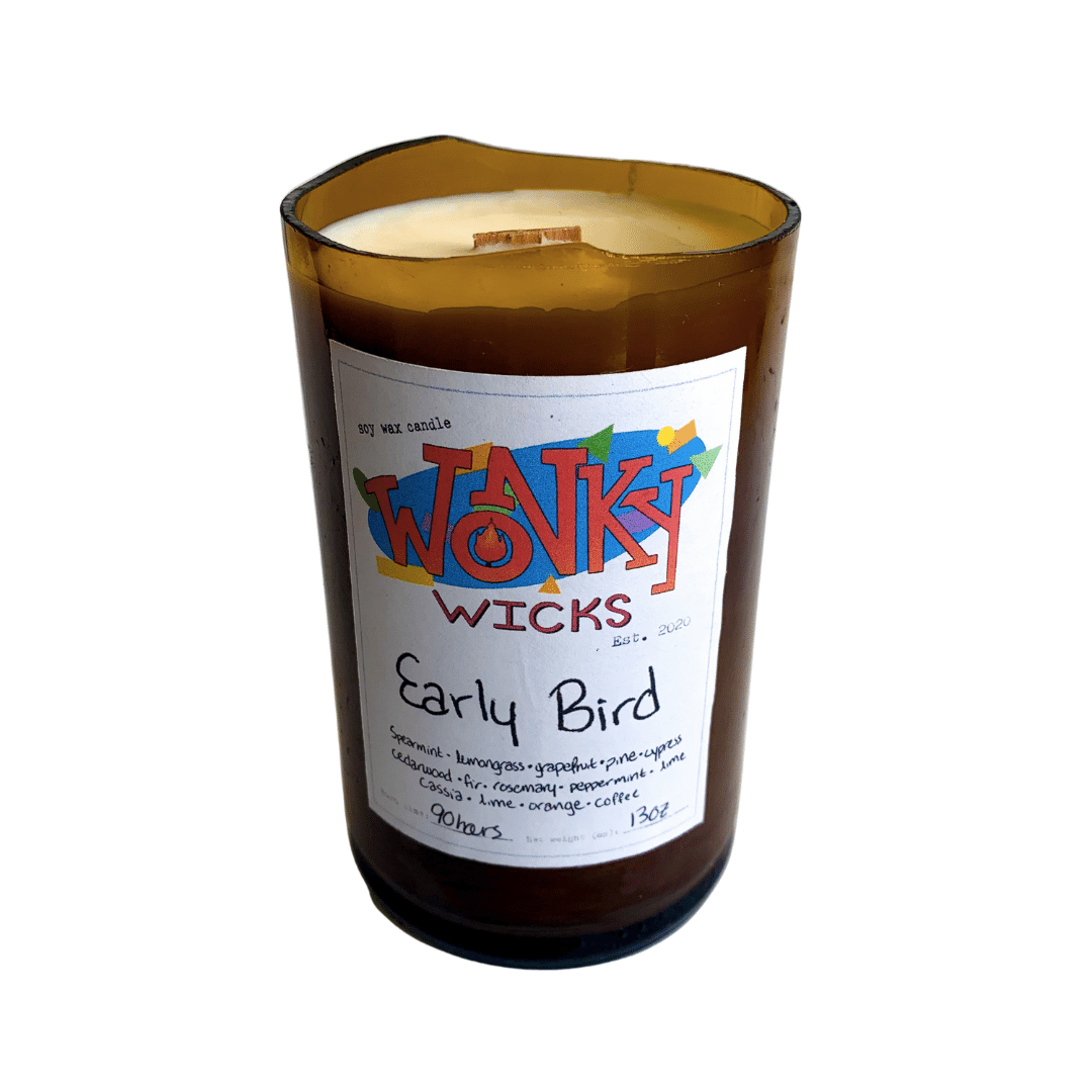 Early Bird Soy Wax Candle | Wonky Wicks