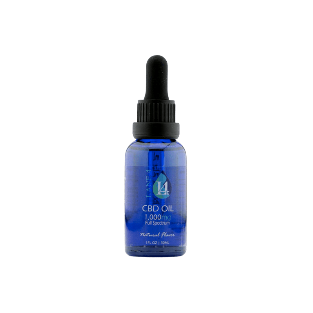 CBD Oil Tincture Blueberry – 1,000 MG | Lane 4 Health