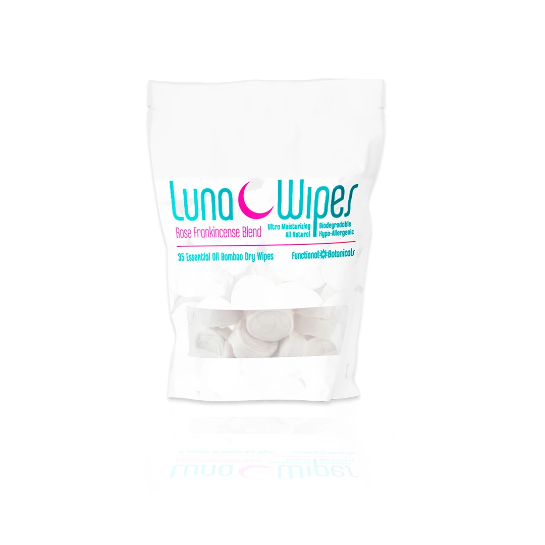 Luna Wipes - Eco Pak (35 Wipes) | Functional Botanicals
