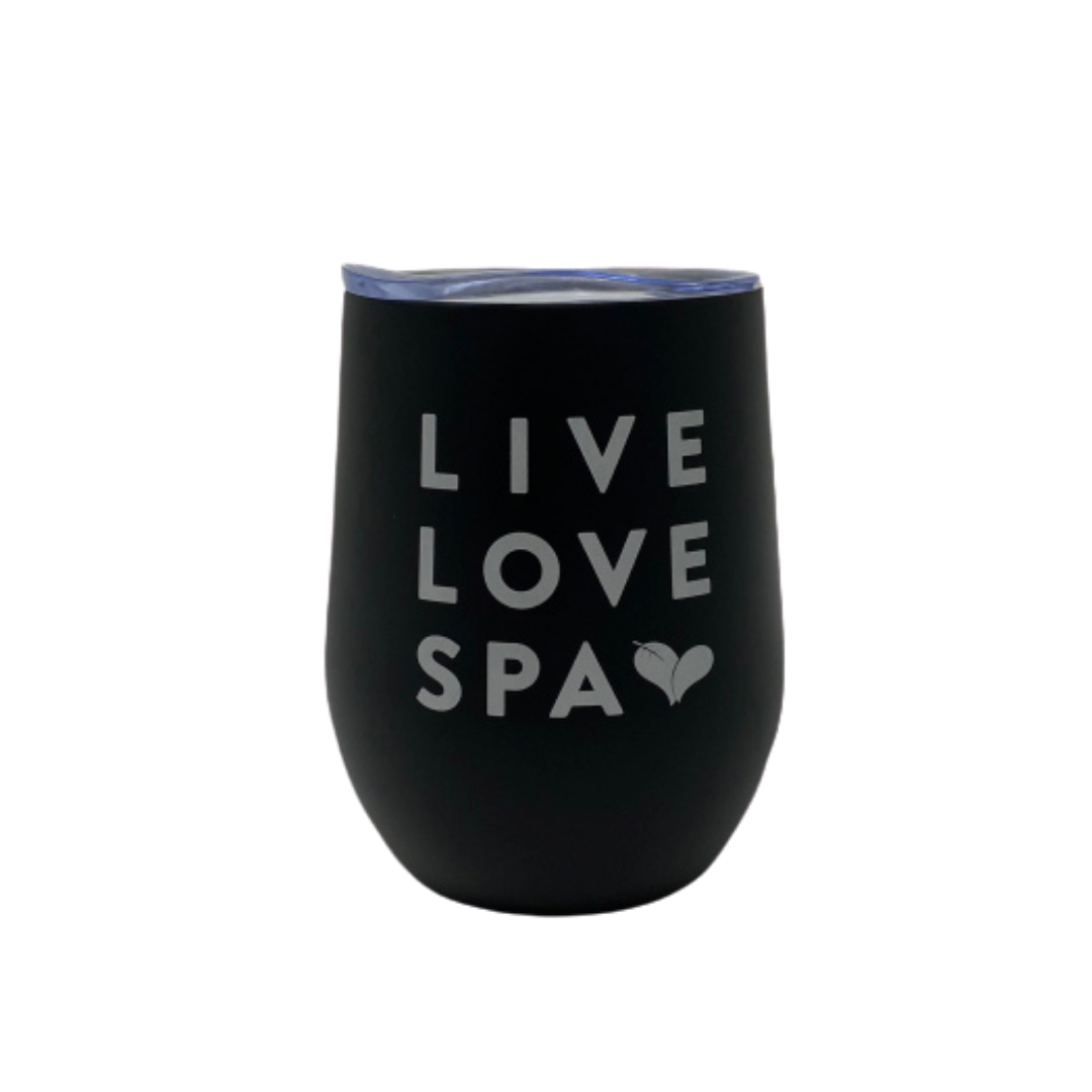 Live Love Spa Tumbler - Black 