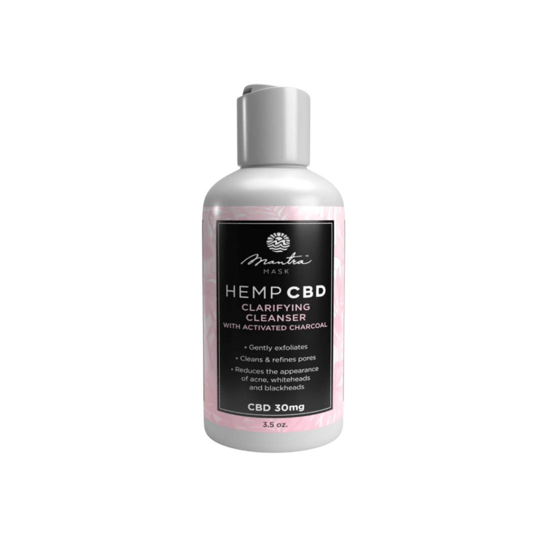 Hemp CBD Clarifying Cleanser With Activated Charcoal | Mantra Mask