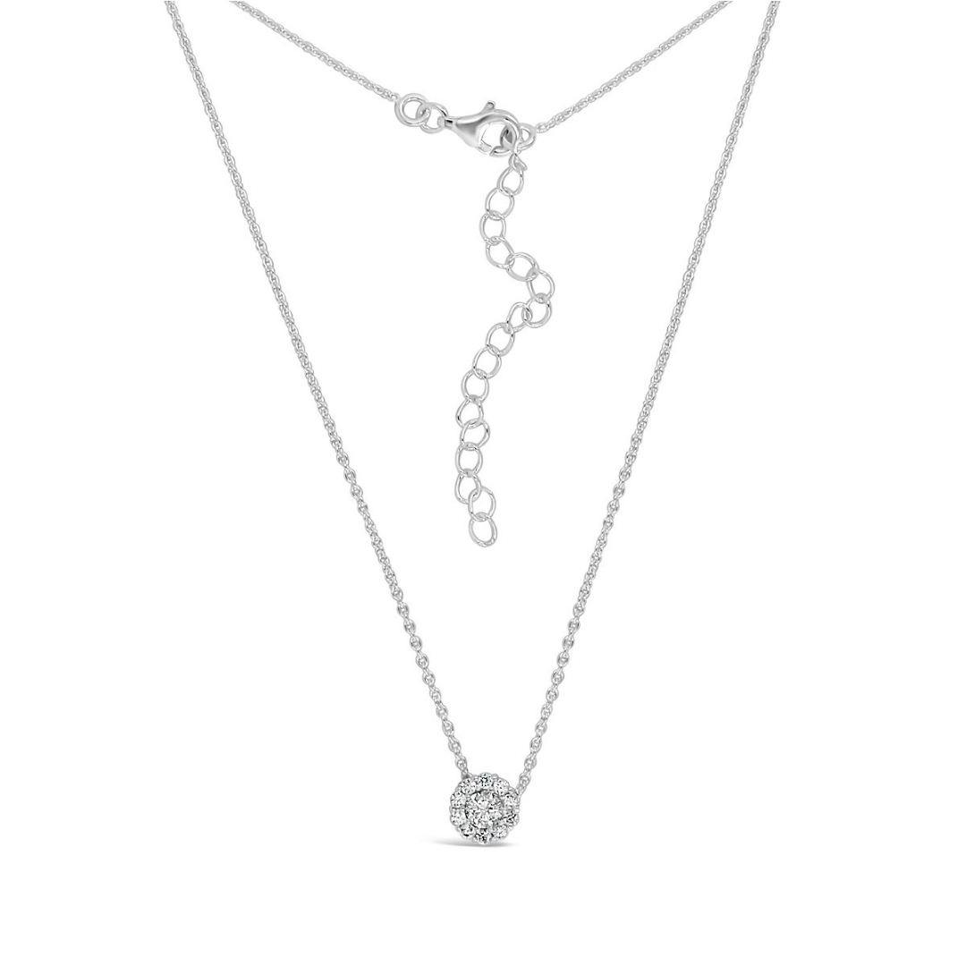 Pure Shine Halo Pendant Necklace | Little Sparkles