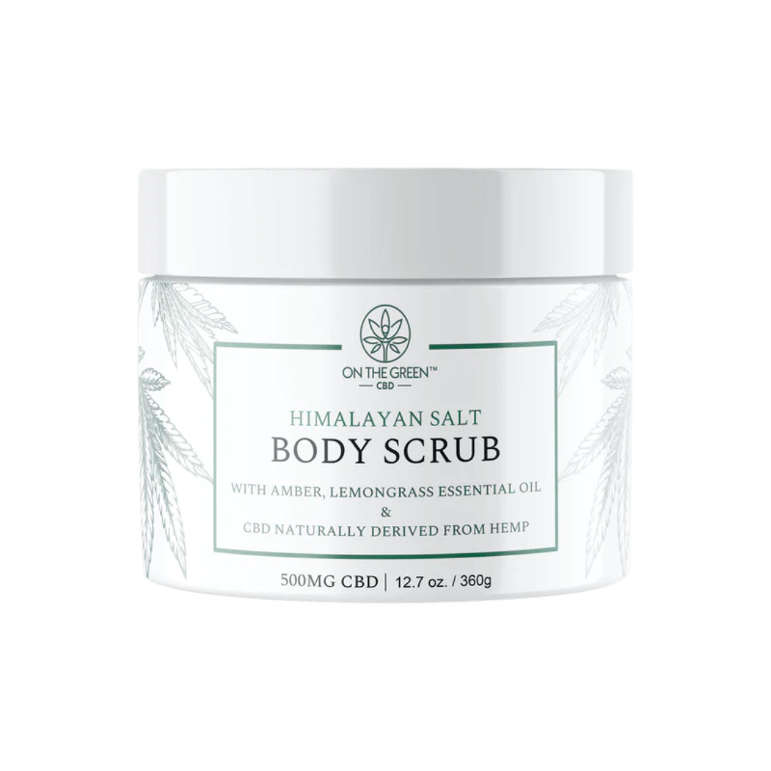 Himalayan Salt  Body Scrub 500mg Broad Spectrum CBD Oil | On The Green